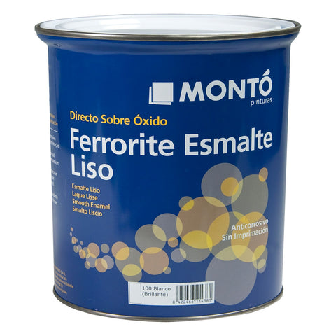 FERRORITE ESMALTE LISO NEGRO BRILLANTE