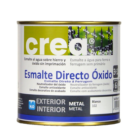 CREA ESMALTE DIRECTO OXIDO BLANCO